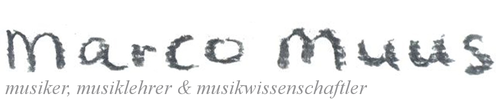 Marco Muus Logo Gitarrist Gitarrenlehrer und Musikwissenschaftler